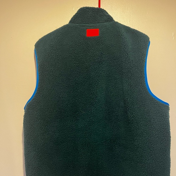 Tommy Hilfiger Men's Botanical Green Hiker Sherpa Full Zip Vest Size L - Picture 3 of 6